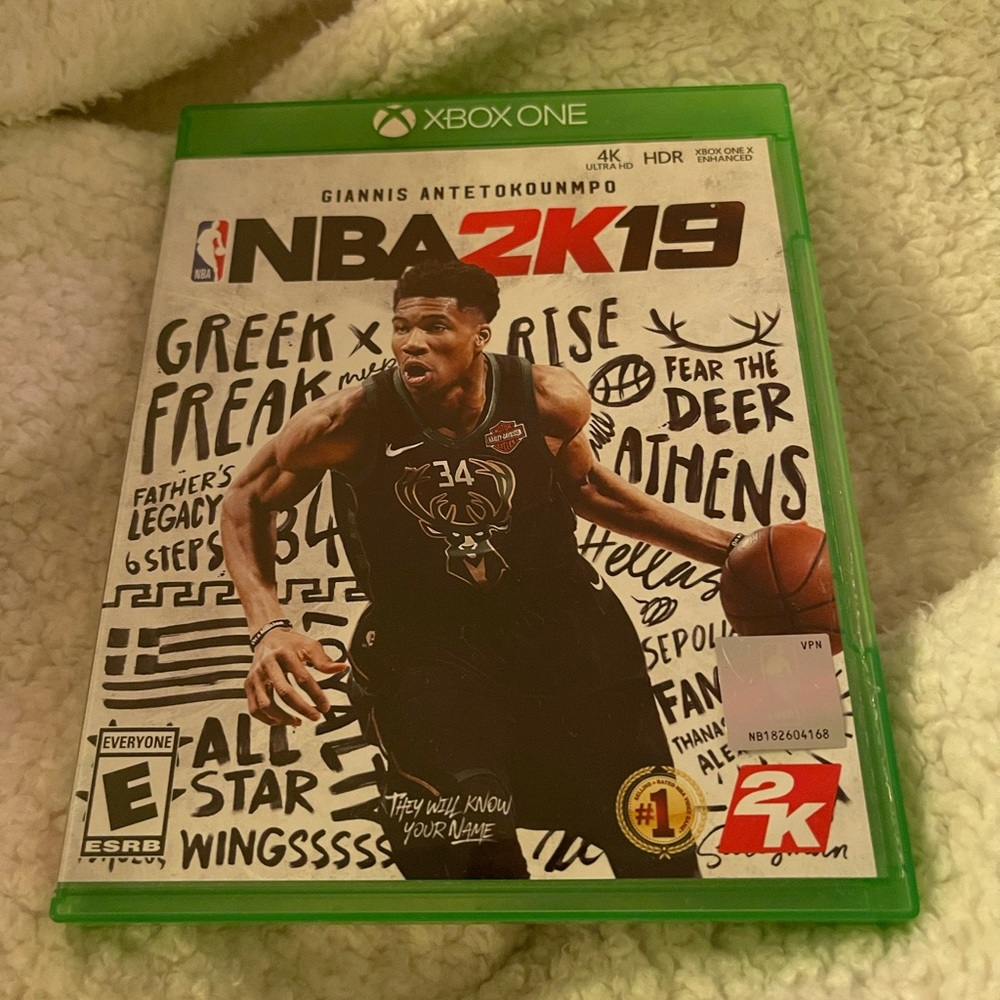Bundle 3 games for $12! NBA 2K19 -2019 Giannis Antetokunmpo -Xbox -Xbox One Game - Picture 1 of 5